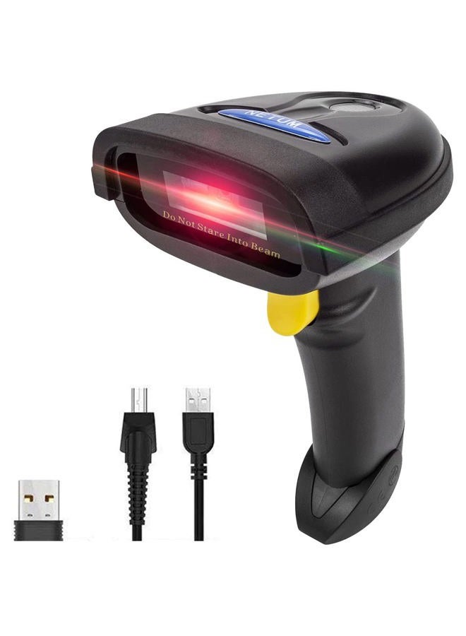 NETUM ماسح الباركود ثنائي الأبعاد، متوافق مع اتصال لاسلكي 2.4G وبلوتوث وUSB سلكي، يتصل بالهاتف الذكي، الجهاز اللوحي، الكمبيوتر، قارئ باركود 1D يعمل مع QR PDF417 Data Matrix (NT-1228BL) - Image 1